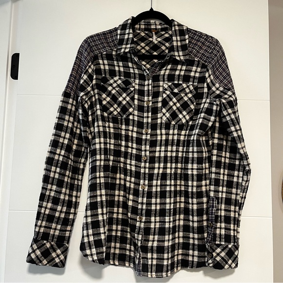 Free People | Plaid Button Up Shirt - Picture 1 of 14